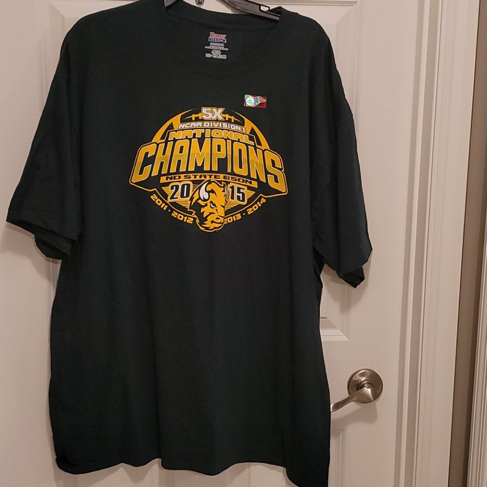 New NDSU Bison 2015 Championship t-shirt